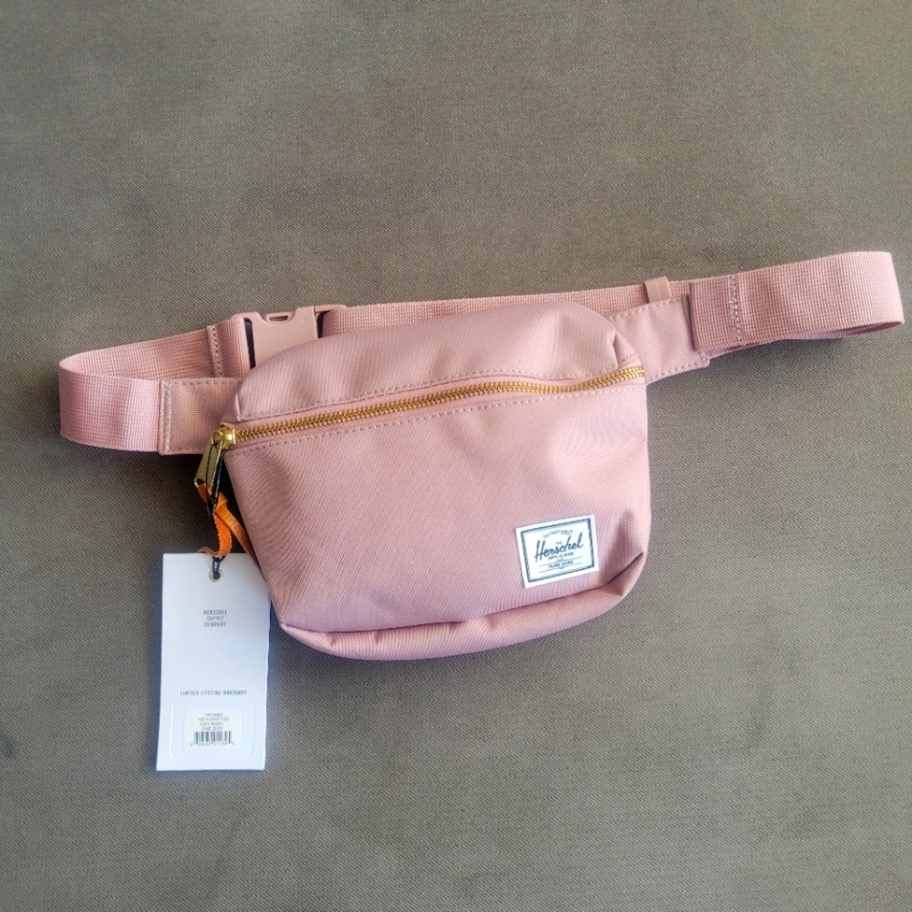 Herschel Supply Co Fifteen Hip Pack Fannypack Belt Bag Ash Rose Dusty Pink Fanny
